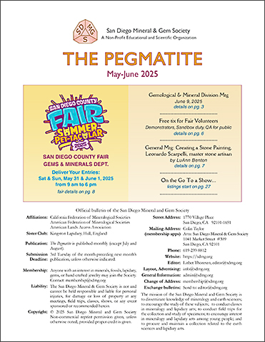 The Pegmatite -- May-June 2025 (DRAFT v. 4-20250530)